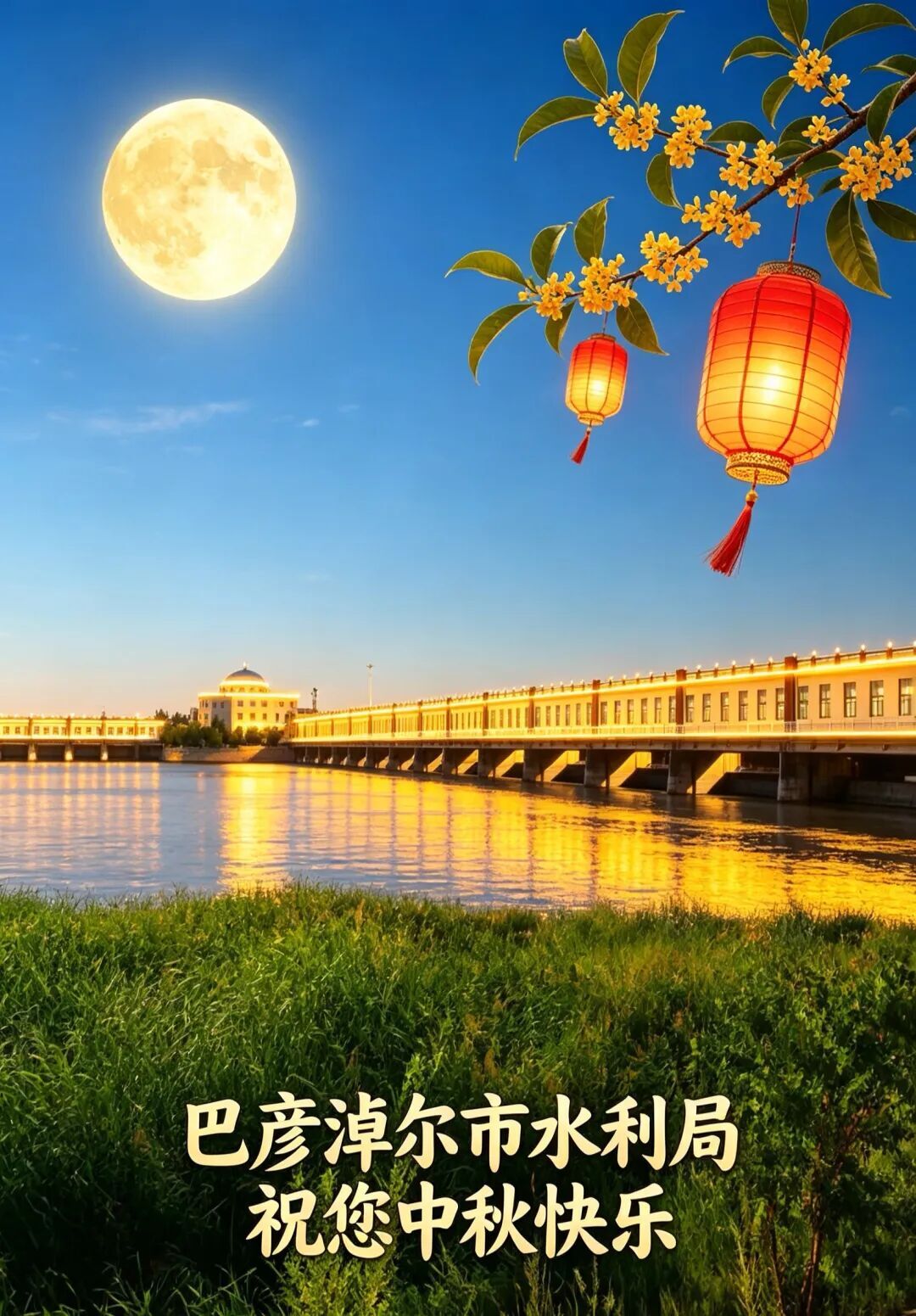 巴彦淖尔市水利局祝您中秋快乐！相关图片